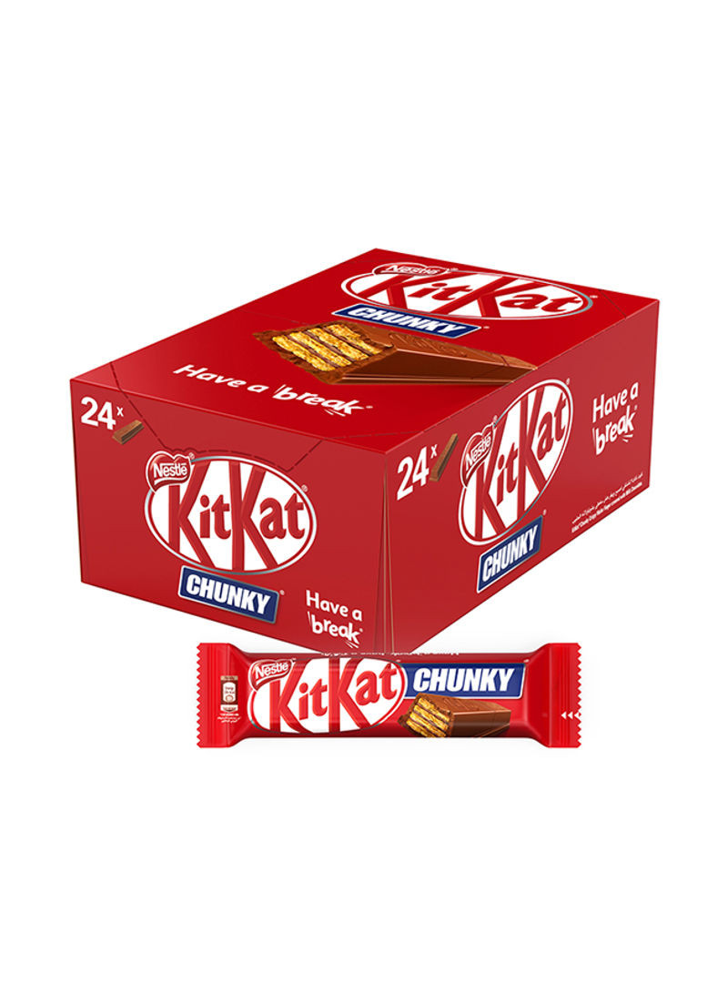 Chunky Chocolate Wafer Bar 40g Pack of 24